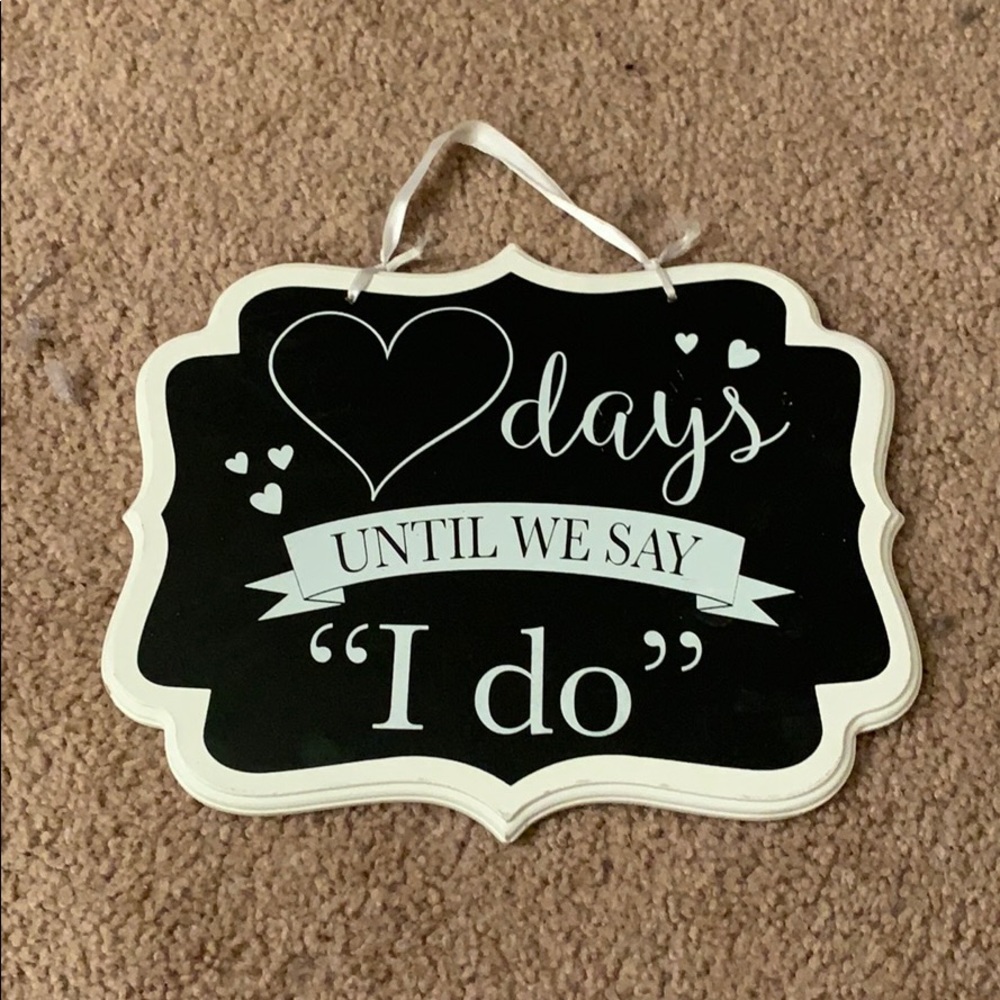Chalk board sign